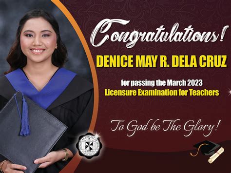 tarpaulin layout for passing the board exam|LET Passers .